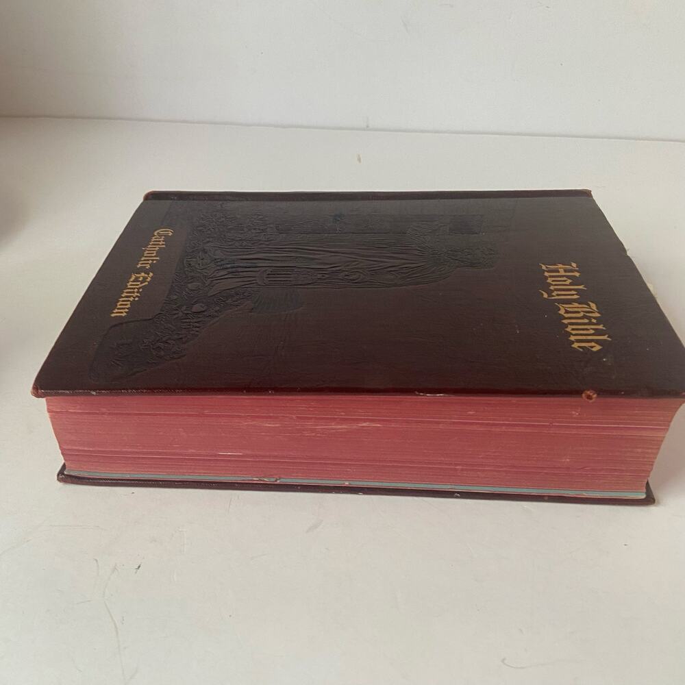 Holy Bible Catholic Edition Illustrated Light of the World Edition 1954 Vintage - Picture 6 of 16